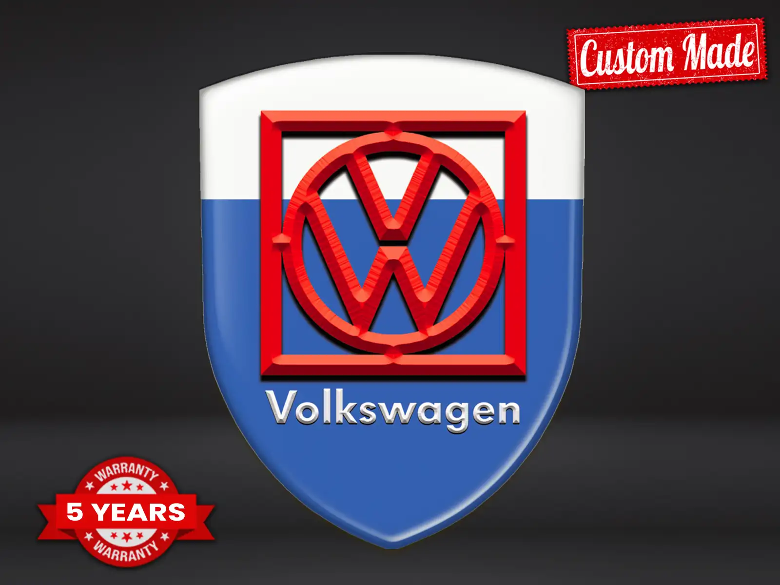 VW Pegatinas Automotrices Resistentes Limitadas Con Estilo